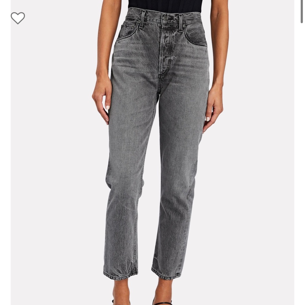 Agolde Riley High-Rise Straight Jeans